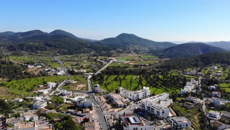 drone moving forwards on ibiza