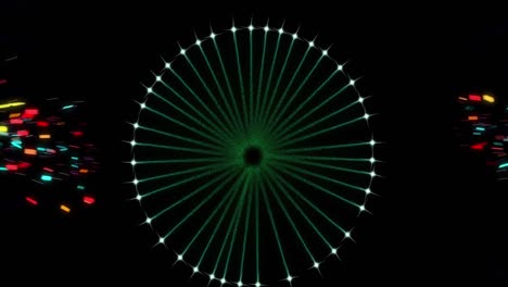 animation of fireworks on black background