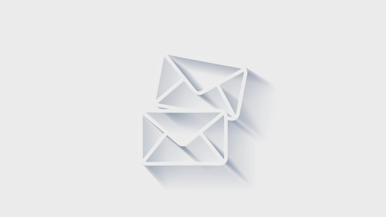 redes sociales diseño de íconos de sombra 3d aislados en fondo blanco. iconos web de esquema. gráficos en movimiento.