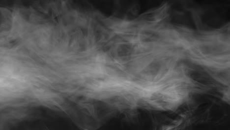 flujo lento de humo blanco