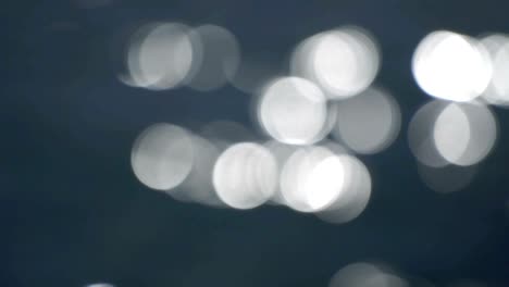 azul abstracto, fondo de bokeh circular - ondas.