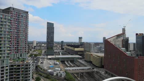 Stratford-International-Rail-Station-Und-Stratford-One-Building-East-London-Luftaufnahmen