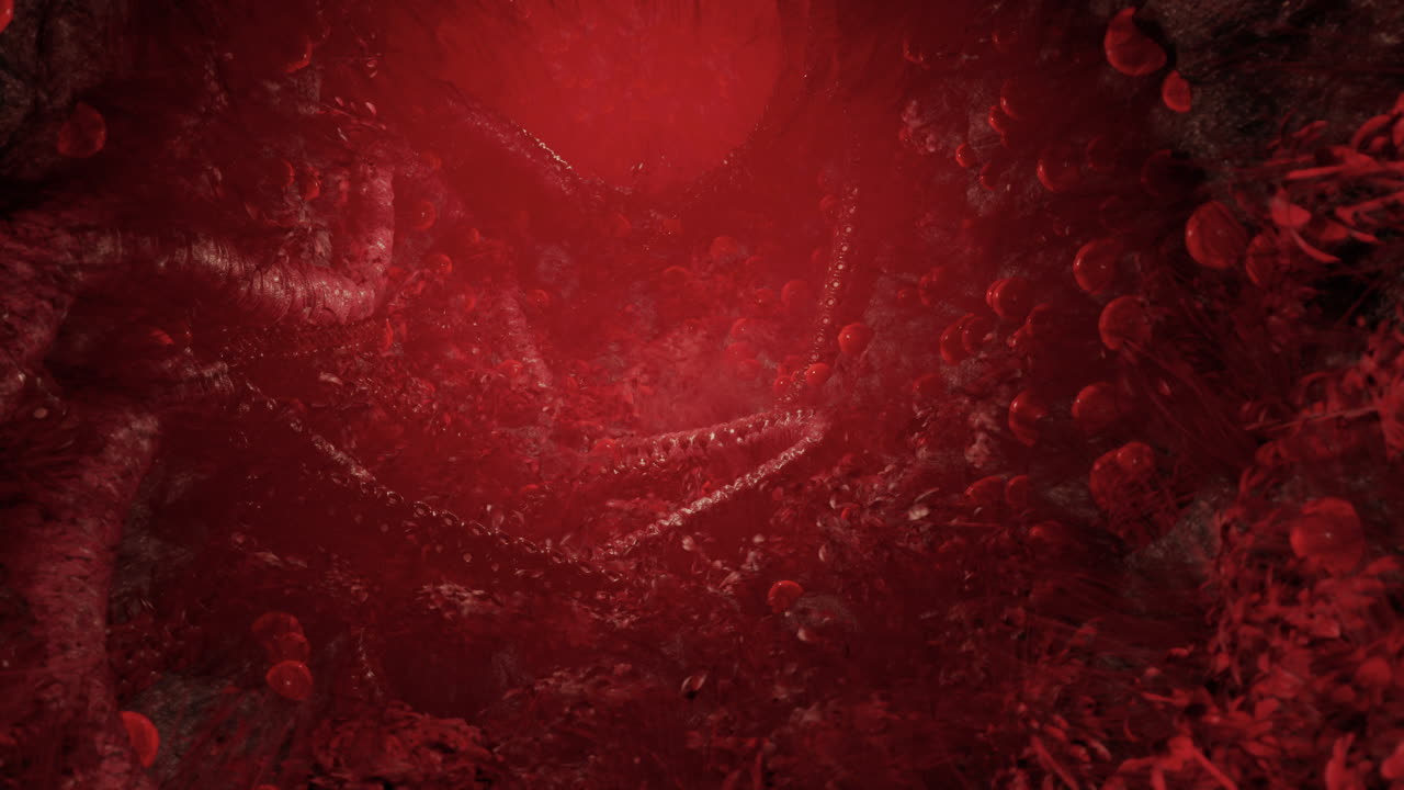 horror vudú con tentáculos rojos