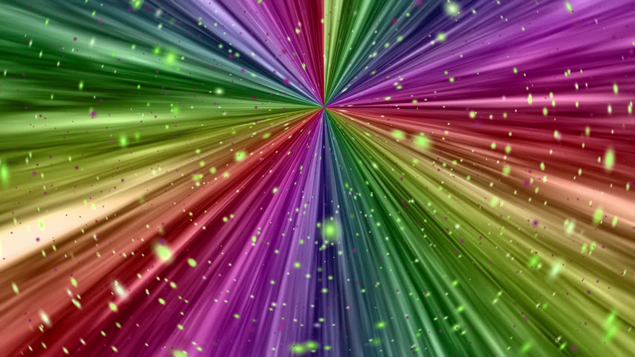 animación abstractamente colorida con un fondo líquido multicolor.