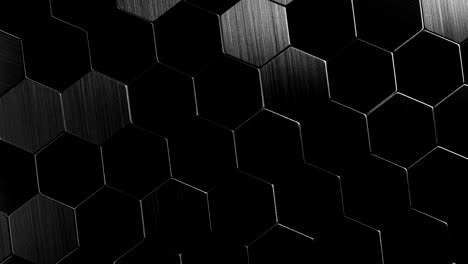 el fondo de hexágonos abstractos. un bucle sin costuras.