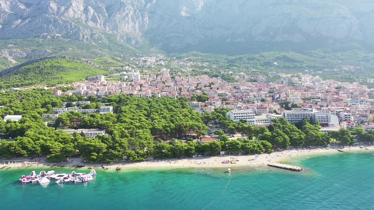 마카르스카 시, 크로아티아의 조감도