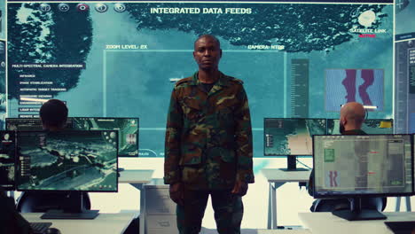 Portrait-confident-military-general-with-camo-uniform-in-mission-control-center