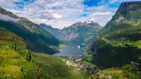 Geiranger-Fjord,-Schöne-Natur-Norwegen.