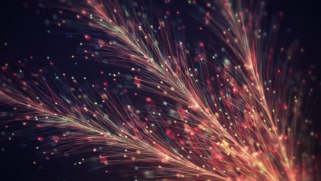 abstract floral background animation