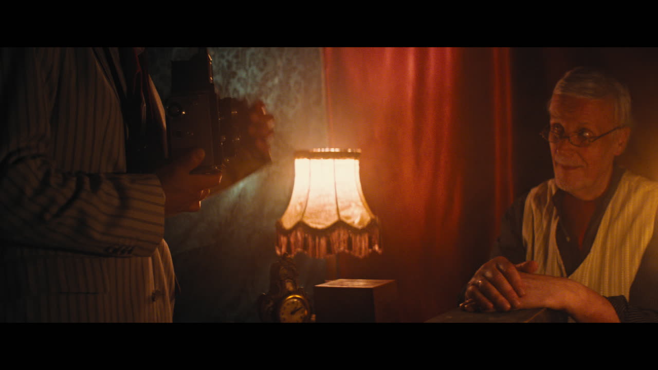 A photographer and an antique dealer in the gypsy circus cart