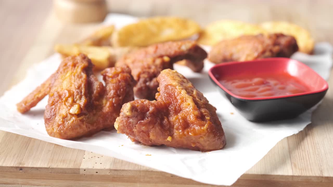 크립시 프라이드 치킨 과 프라이트