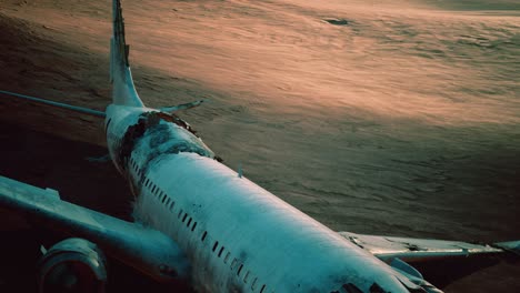 abandoned-crushed-plane-in-desert