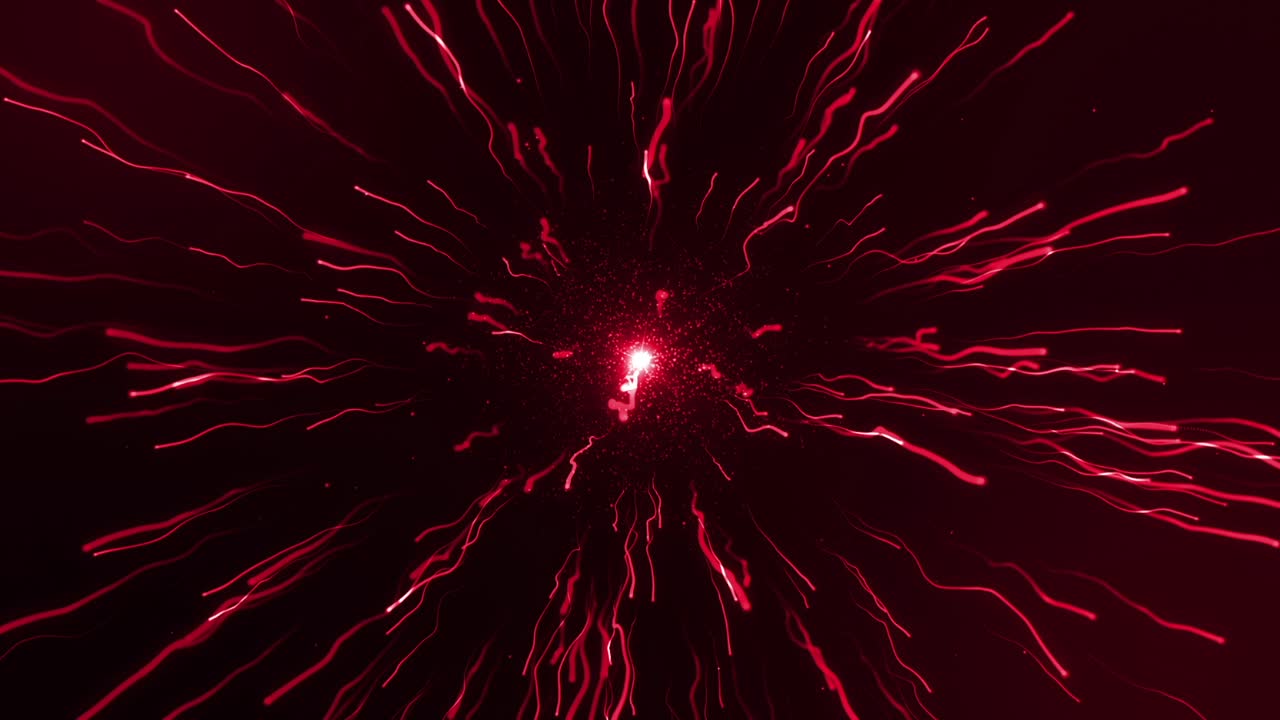 Abstract Red Light Explosion