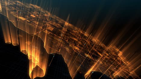 el mapa animado de estados unidos en 4k.