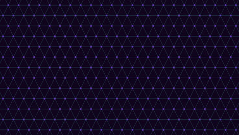 Glowing green dot grid on black background