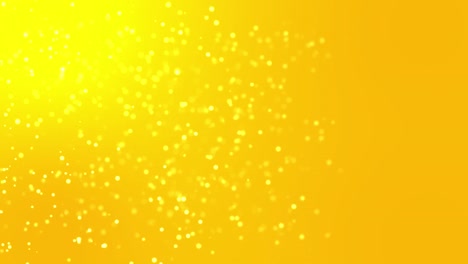 clean yellow particle motion background