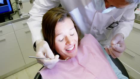 dentist examining a patient