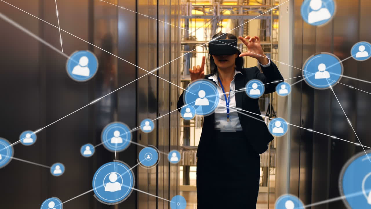 여성을 배경으로 한 연결 네트워크의 활성화