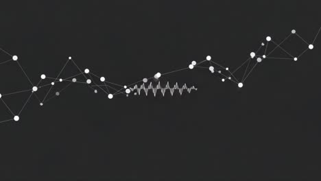 visual representation of audio waveform and signal patterns: a journey through sound's rhythm and frequency dynamics captured in two frames