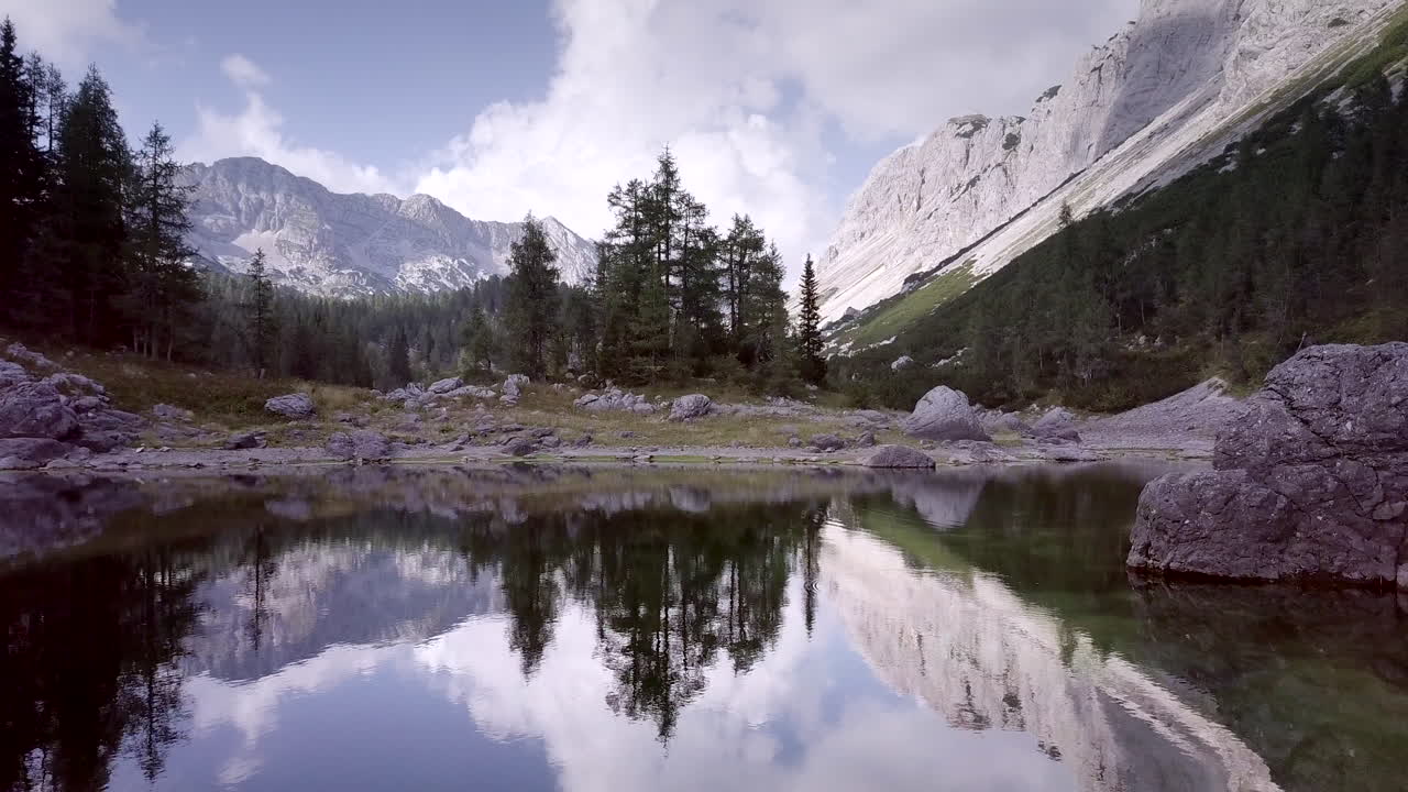 Serene Mountain Lake Reflection