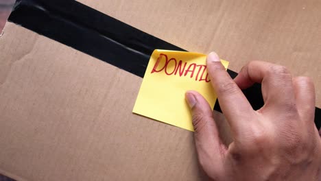 caja de donaciones