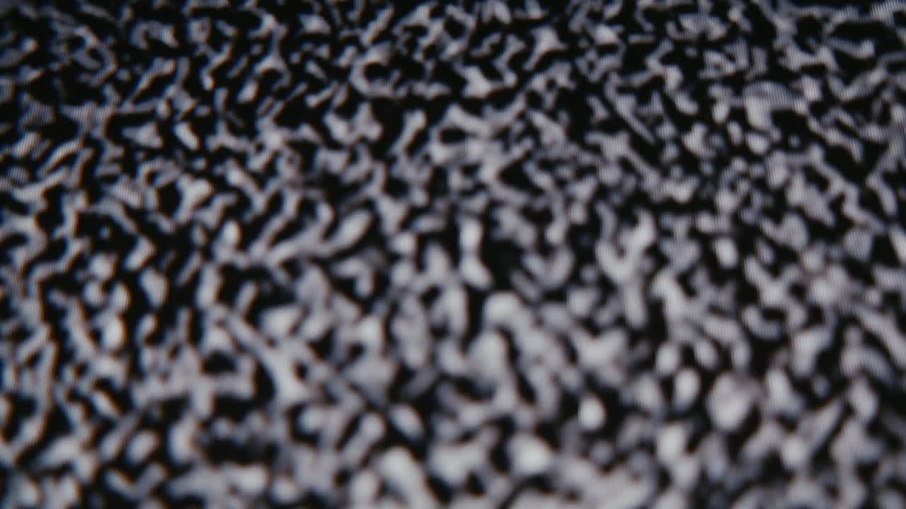 텔레비전 화면에서 디지털 정적