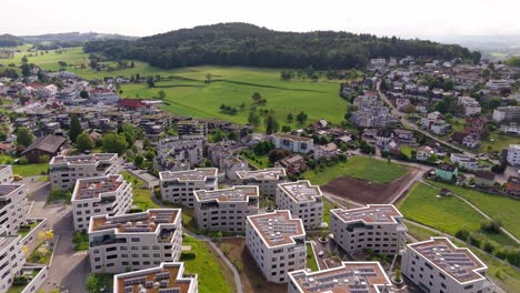 Modern apartments in Wil, St. Gallen, with scenic views of Swiss countryside