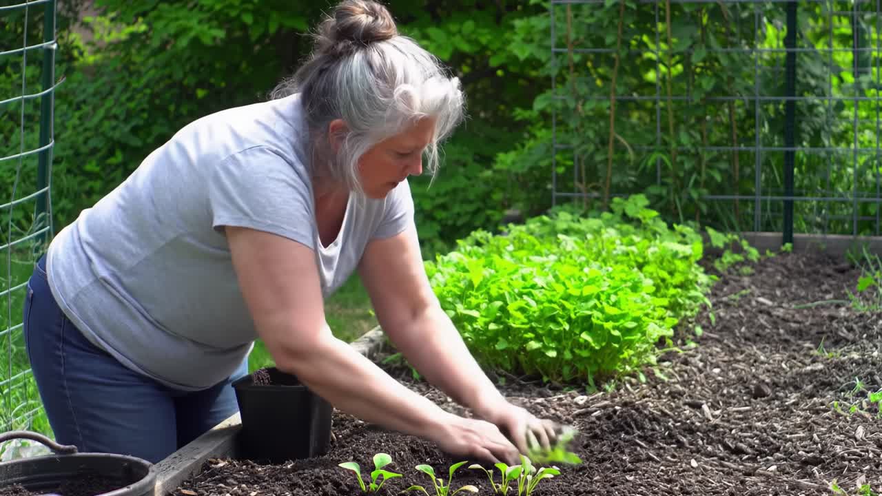 A Gardener's Touch: Cultivating Fresh Greens in the Home Garden, Engaging in Nurturing Planting Techniques with Passion and Care for Sustainable Living
