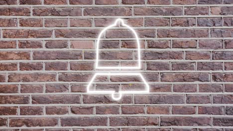 heart neon sign on brick wall 4k