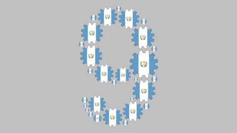 el número nueve guatemalteco