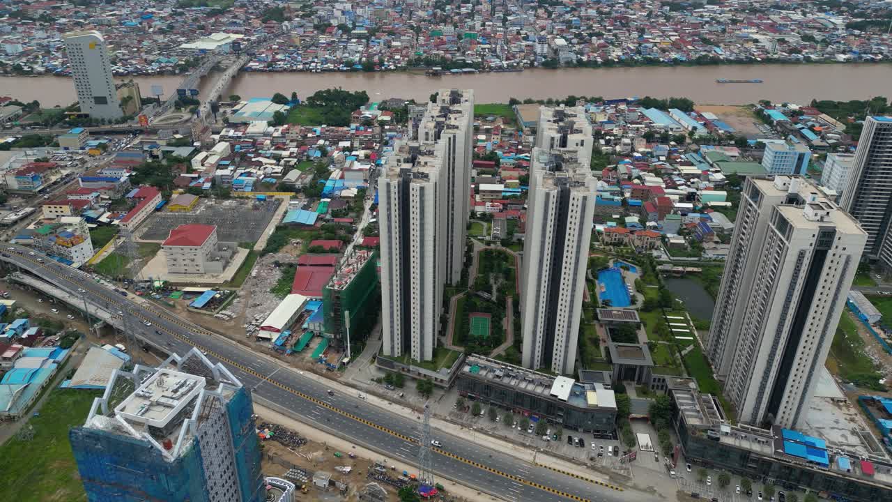 Road infrastructure Phnom Penh Cambodia developing country Southeast Asia