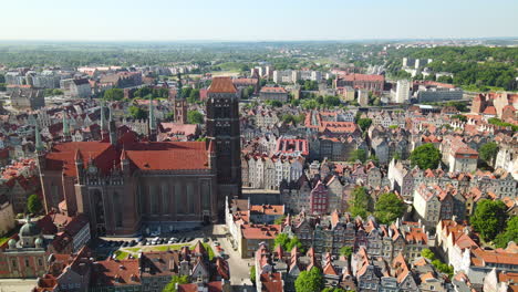 gdansk, old town - basilica of st