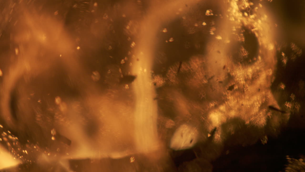 primer plano del fuego