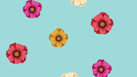 fondo con patrón floral