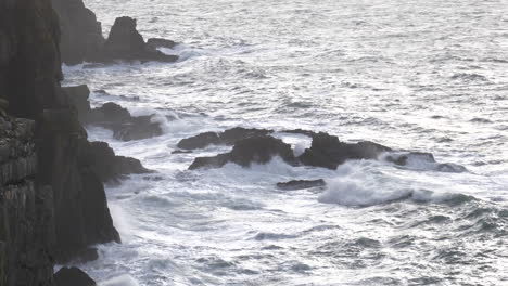 Dramatic-Waves-Rolling-Into-Shore-In-Slow-Motion