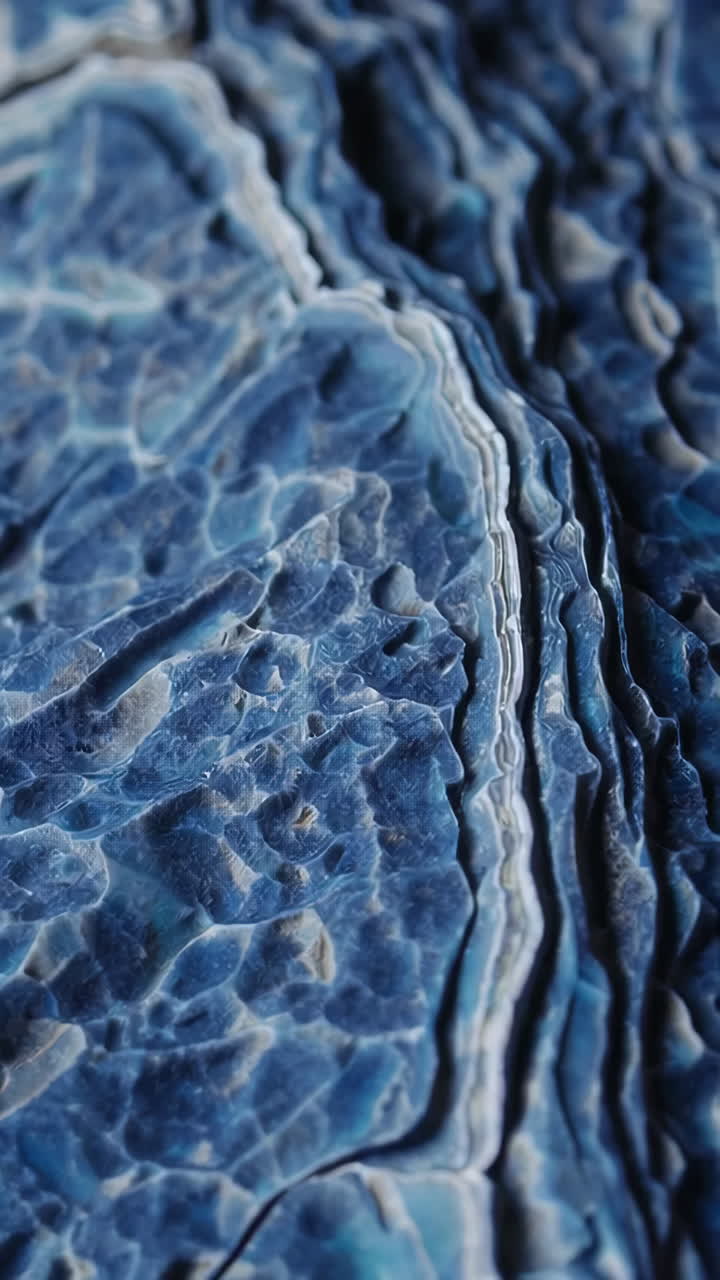 Abstract Blue Textured Surface