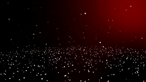 animación de bucle sin costuras y bucleable movimiento círculo blanco fondo de caída, partícula de brillo fondo azul