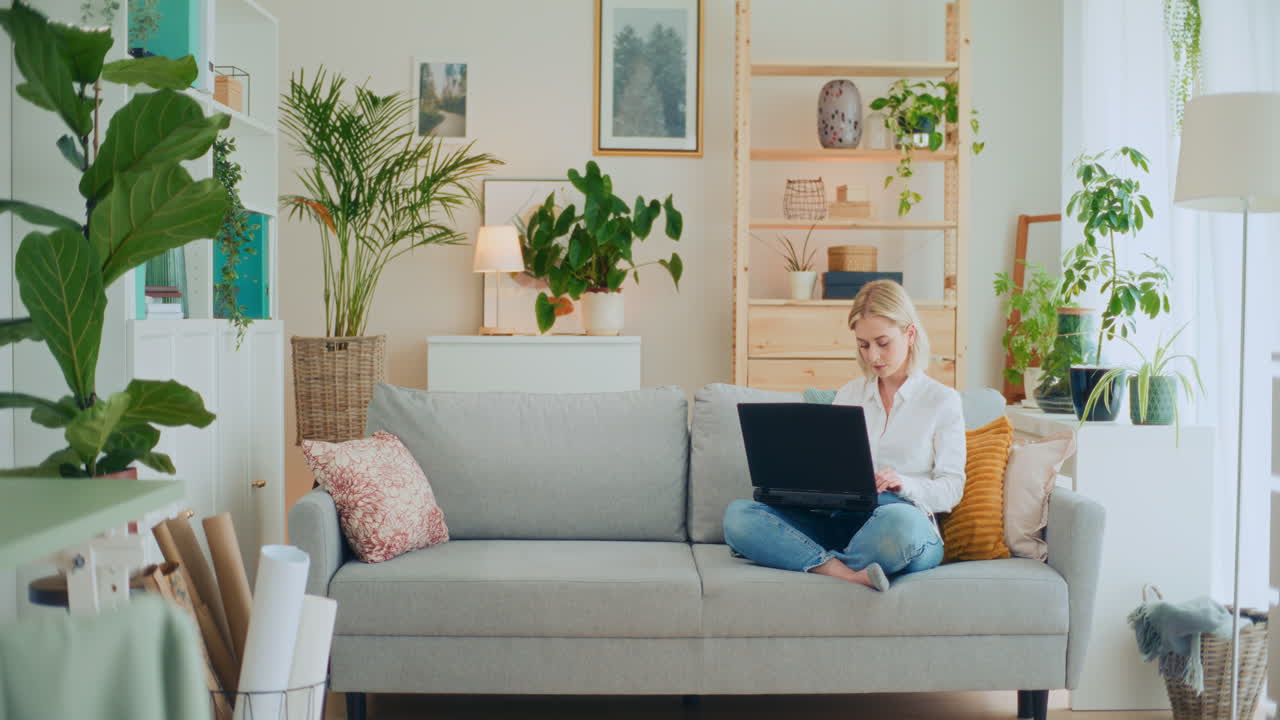 원격 작업 설정의 넓은 시각