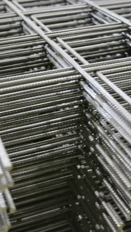 stacked rebar grid