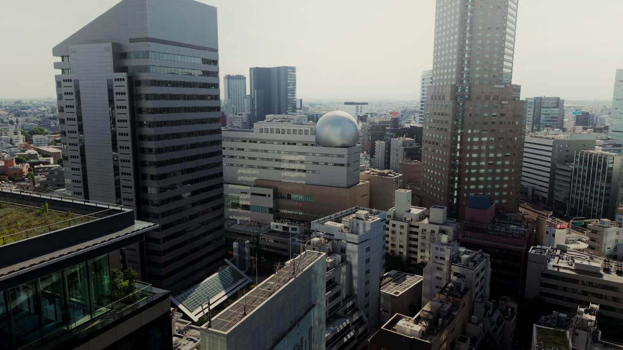 마천루가 있는 도시 풍경