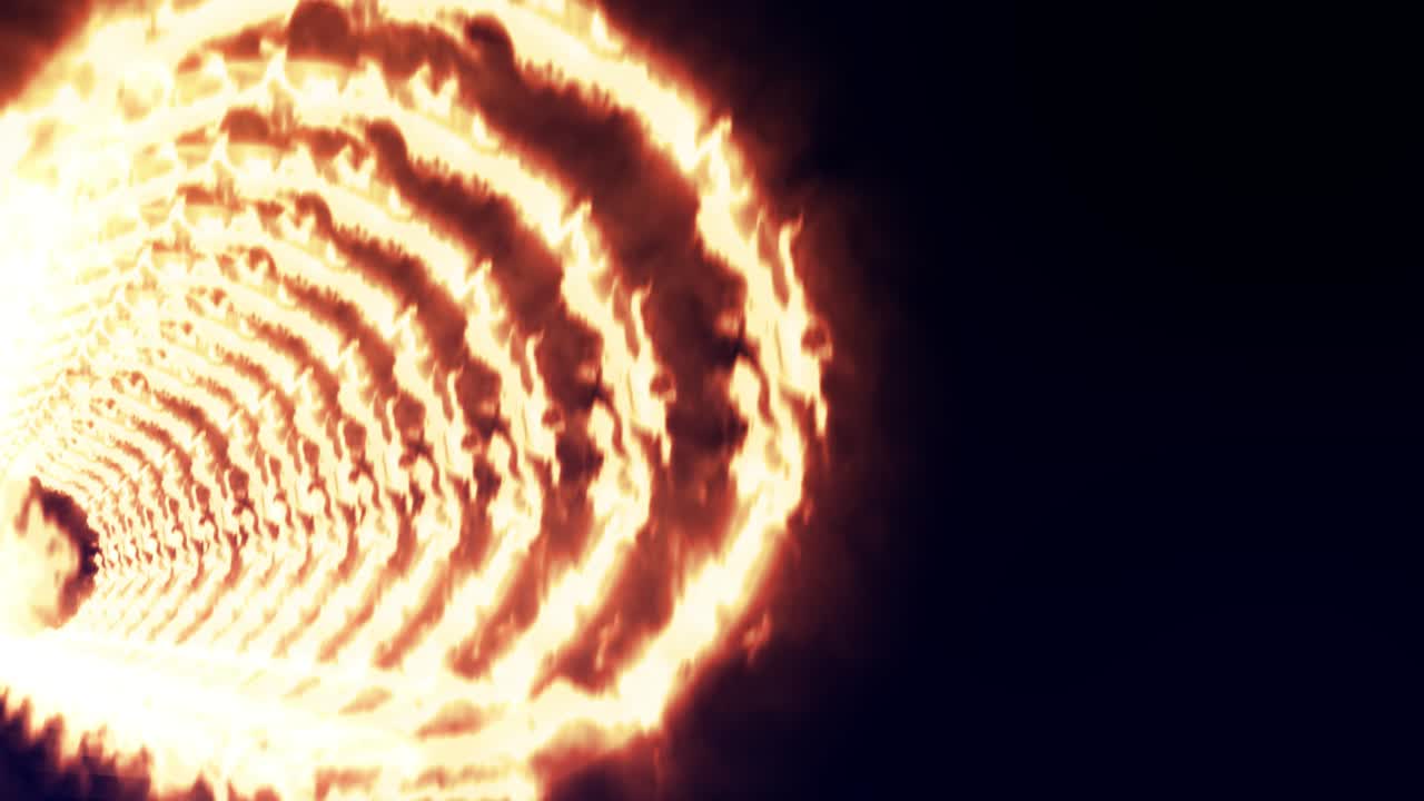 animación de túnel de círculo 3d gráficos de movimiento