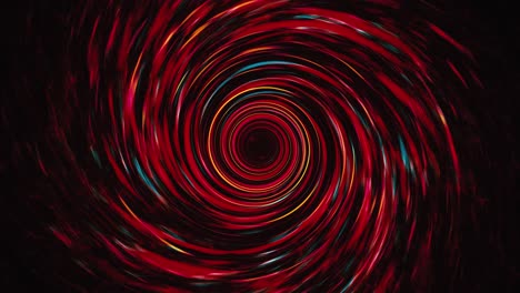 fast rotating red spiral vortex