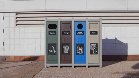 vancouver waste assortment bins near canada place