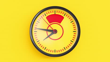 el lapso de tiempo del reloj es de 24 horas.