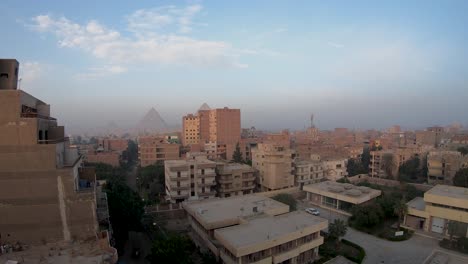 vistas de las pirámides de giza