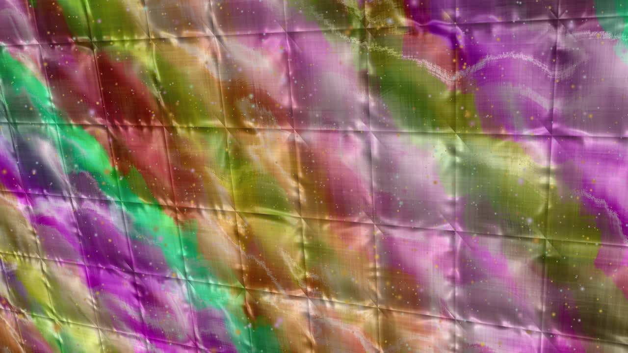 animación abstractamente colorida con un fondo líquido multicolor.