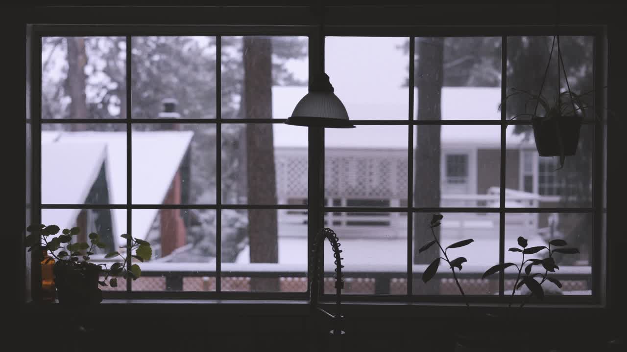 la primera tormenta de invierno de la temporada 2023 - 2024 en la montaña de san bernardino