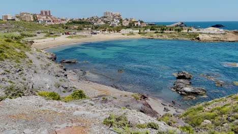 la manga del mar menor in murcia spain mediterranean sea beach calm waters cala reona