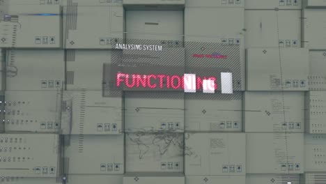 Animation-of-statistics-and-data-processing-over-cardboard-boxes