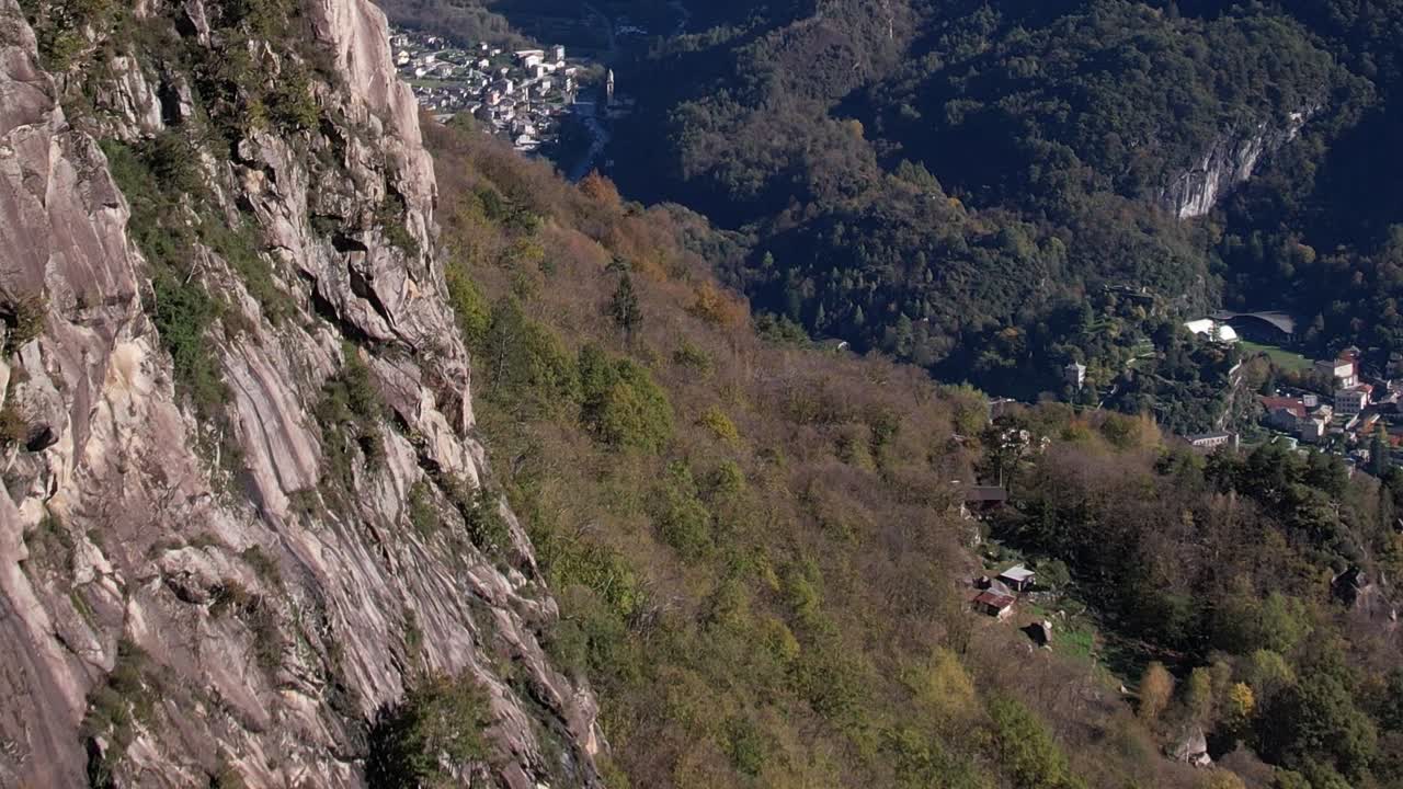 Drone captures breathtaking aerial view of the Italian Alps in autumn